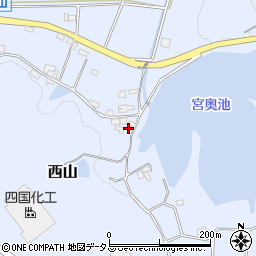香川県東かがわ市西山854周辺の地図