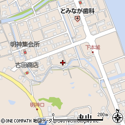 徳島県鳴門市瀬戸町明神下本城177周辺の地図