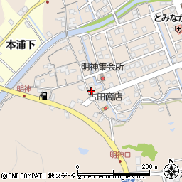 徳島県鳴門市瀬戸町明神下本城27-2周辺の地図