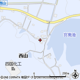 香川県東かがわ市西山852-1周辺の地図