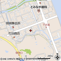 徳島県鳴門市瀬戸町明神下本城176周辺の地図