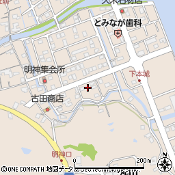 徳島県鳴門市瀬戸町明神下本城175周辺の地図