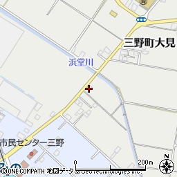 香川県三豊市三野町大見甲-1545-1周辺の地図