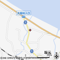 香川県東かがわ市坂元259-1周辺の地図