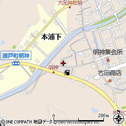 徳島県鳴門市瀬戸町明神下本城133-2周辺の地図