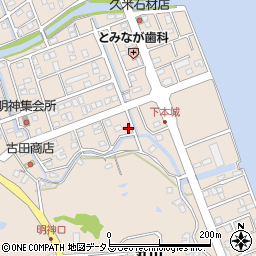 徳島県鳴門市瀬戸町明神下本城168周辺の地図