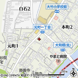 大竹本町郵便局 ＡＴＭ周辺の地図