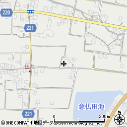 香川県三豊市三野町大見1268-2周辺の地図