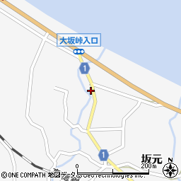 香川県東かがわ市坂元257周辺の地図