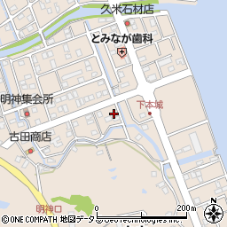 徳島県鳴門市瀬戸町明神下本城170周辺の地図