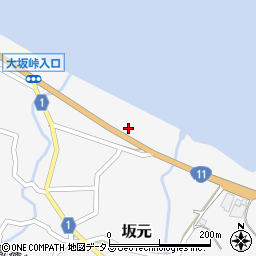 香川県東かがわ市坂元432周辺の地図