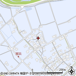 香川県三豊市三野町下高瀬1623-1周辺の地図