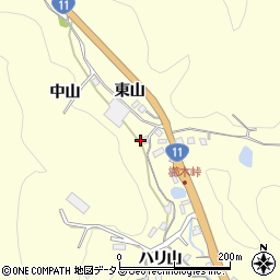 徳島県鳴門市北灘町櫛木ハリ山93周辺の地図