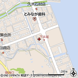 徳島県鳴門市瀬戸町明神下本城164-13周辺の地図