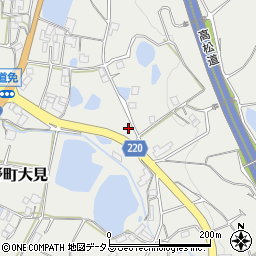 香川県三豊市三野町大見800周辺の地図