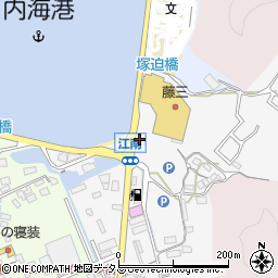 江南橋周辺の地図