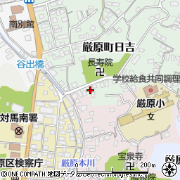 長崎県対馬市厳原町日吉388-8周辺の地図