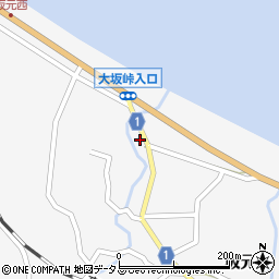 香川県東かがわ市坂元256周辺の地図