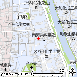 和歌山県和歌山市宇須4丁目周辺の地図