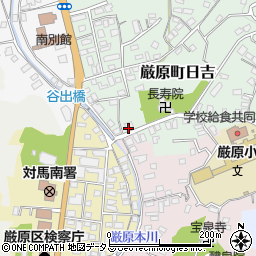 長崎県対馬市厳原町日吉309周辺の地図