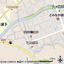 徳島県鳴門市瀬戸町明神下本城260周辺の地図