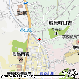 長崎県対馬市厳原町日吉303周辺の地図