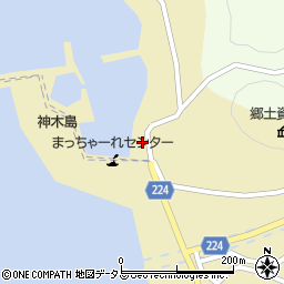 神津島漁協周辺の地図