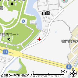 徳島県鳴門市鳴門町高島山路283-3周辺の地図