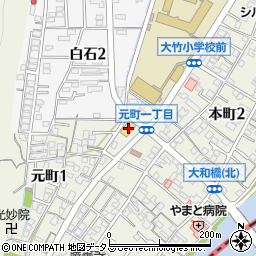 マルキュウ元町店周辺の地図