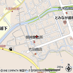 徳島県鳴門市瀬戸町明神下本城261周辺の地図