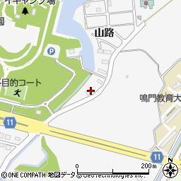 徳島県鳴門市鳴門町高島山路283-4周辺の地図