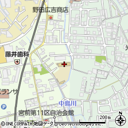 和歌山　朝鮮初中級学校周辺の地図