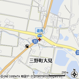 香川県三豊市三野町大見甲-951周辺の地図