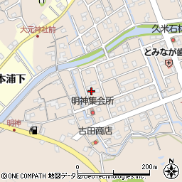 徳島県鳴門市瀬戸町明神下本城257周辺の地図