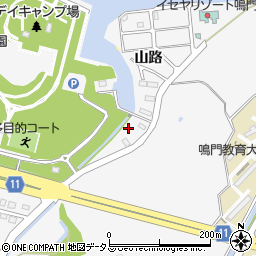 徳島県鳴門市鳴門町高島山路283-10周辺の地図