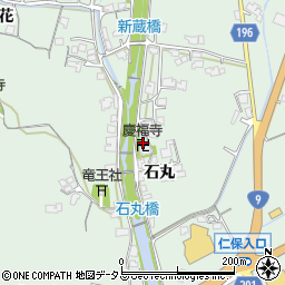 慶福寺周辺の地図