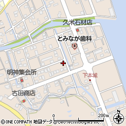 徳島県鳴門市瀬戸町明神下本城223周辺の地図