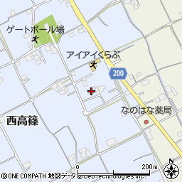 香川県仲多度郡まんのう町西高篠230周辺の地図
