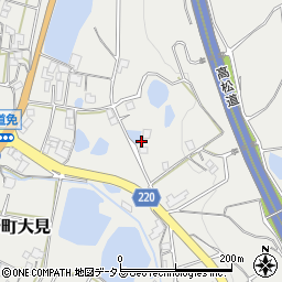 香川県三豊市三野町大見甲-773周辺の地図
