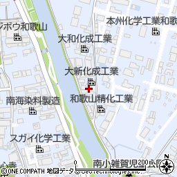 日本化学工業所周辺の地図