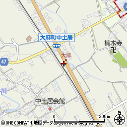 香川県善通寺市大麻町1162-8周辺の地図