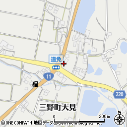 香川県三豊市三野町大見甲-930周辺の地図