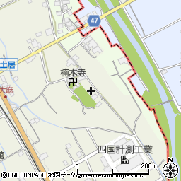 香川県善通寺市大麻町890-2周辺の地図