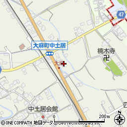 香川県善通寺市大麻町1174-1周辺の地図