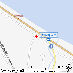 香川県東かがわ市坂元707-2周辺の地図