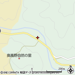 奈良県吉野郡野迫川村柞原80周辺の地図