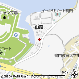 徳島県鳴門市鳴門町高島山路324周辺の地図