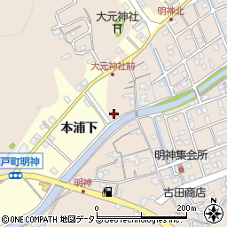 徳島県鳴門市瀬戸町明神上本城59周辺の地図