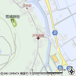 汐木会館周辺の地図