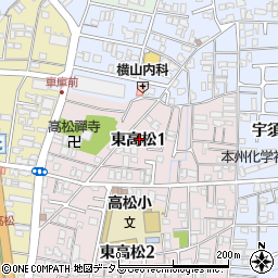 〒641-0052 和歌山県和歌山市東高松の地図